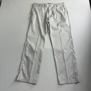 NIKE Golf Flat Front Pants 639779-072 Mens Size 32x30 Light Beige Chino Casual‎